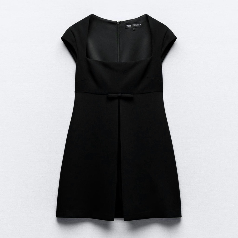 Zara Black Cap Sleeve Romper